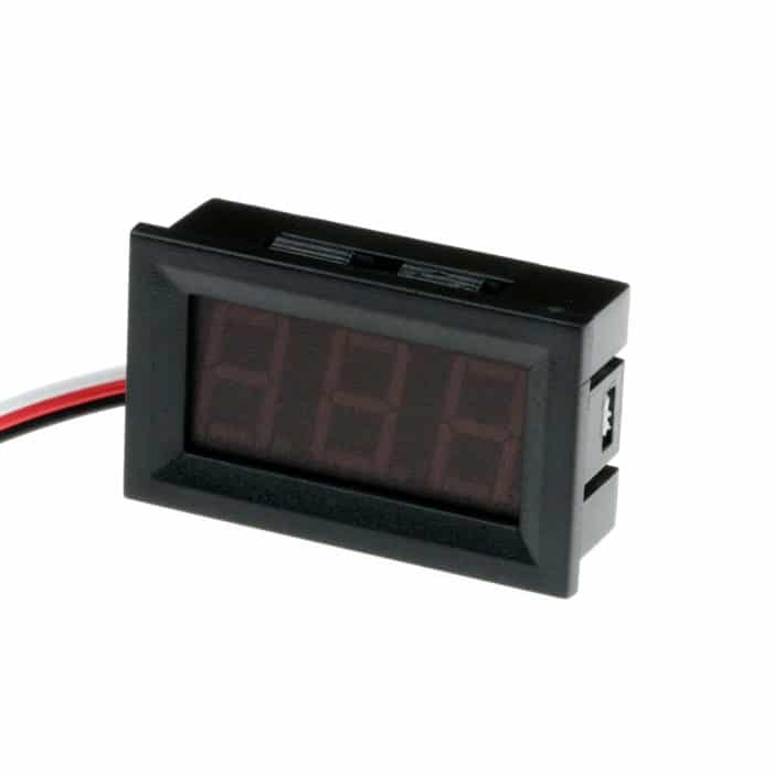 NightShade Electronics - Digital Voltmeter - 0-100V Blue 0.56"