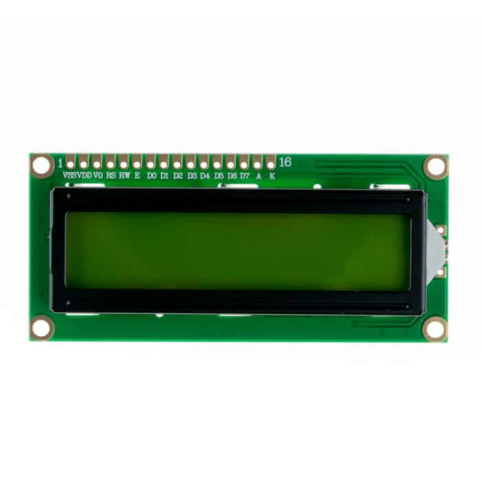 NightShade Electronics - LCD Screen 16x2 - Black/Green