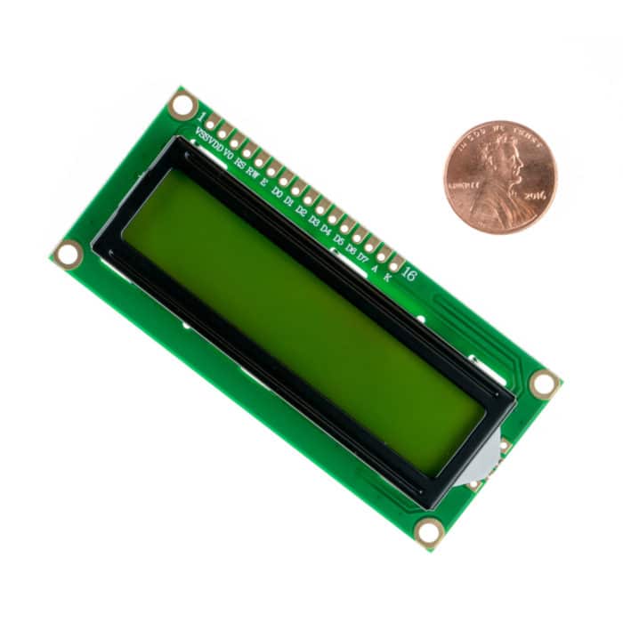 NightShade Electronics - LCD Screen 16x2 - Black/Green