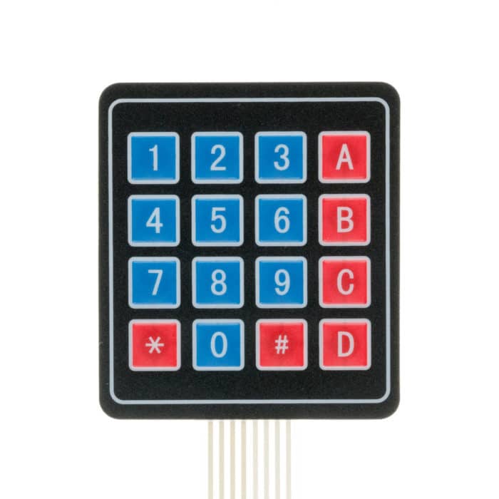 NightShade Electronics - 16 Key Matrix Membrane Keypad