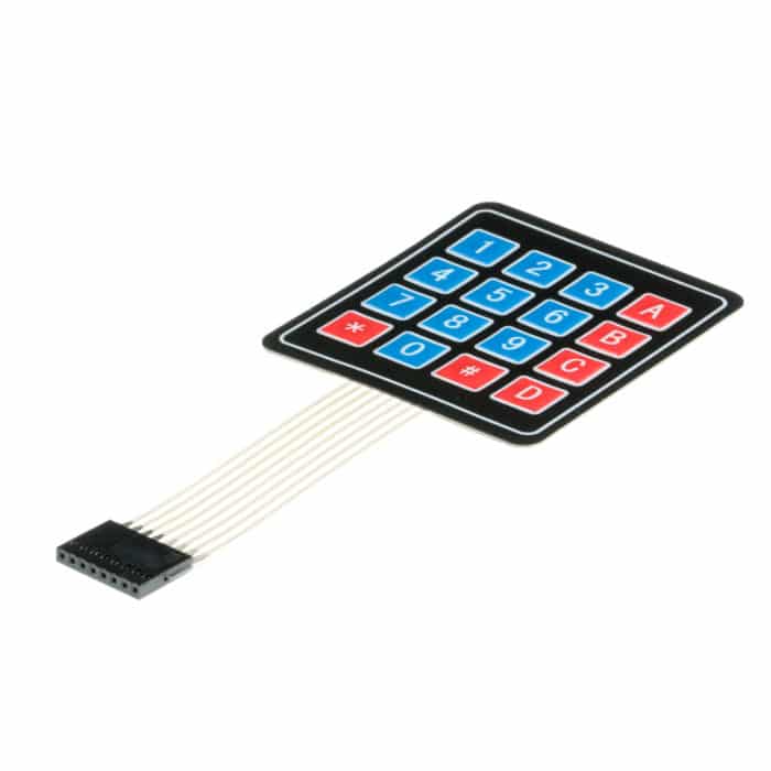 NightShade Electronics - 16 Key Matrix Membrane Keypad