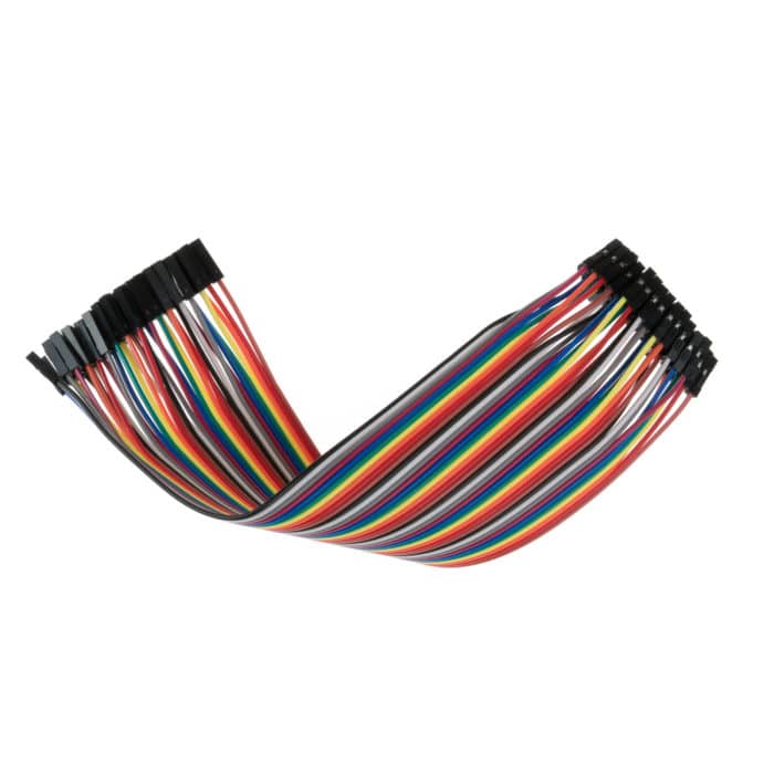 NightShade Electronics - Dupont Wire (Peel-Apart) 40 Pin Female-Female 20cm