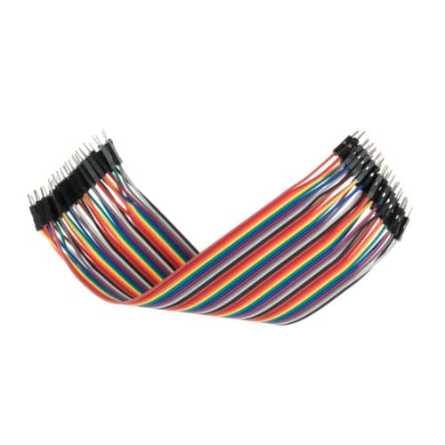 NightShade Electronics - Dupont Wire (Peel-Apart) 40 Pin Male-Male 20cm