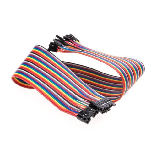 NightShade Electronics - Dupont Wire (Peel-Apart) 40 Pin Female-Female 40cm
