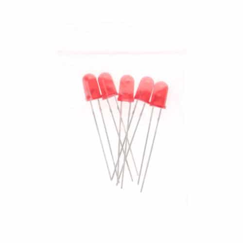 NightShade Electronics - LEDs - 5 Pack - Red