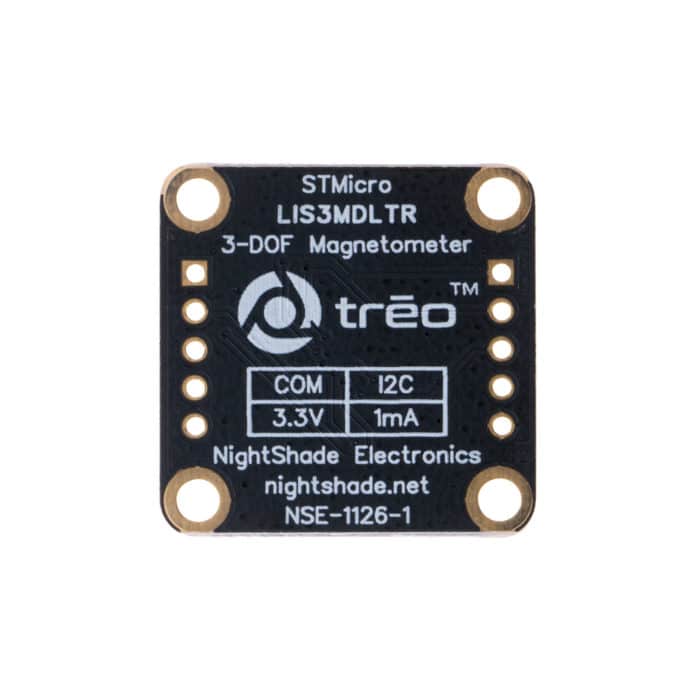 NightShade Electronics - Trēo™ 3-Axis Magnetometer - LIS3MDL