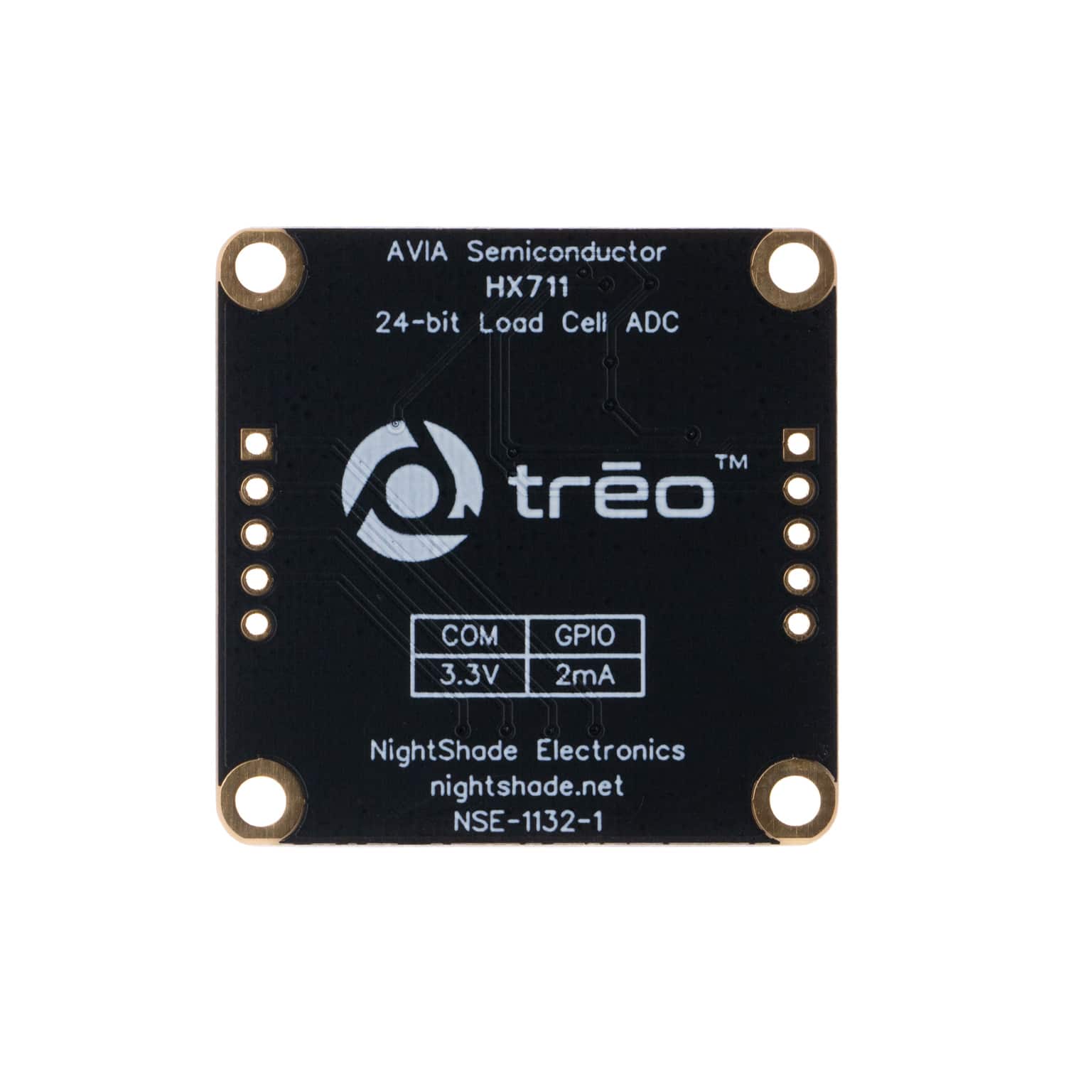 Trēo™ 24-bit Load Cell ADC - HX711 – NightShade Electronics