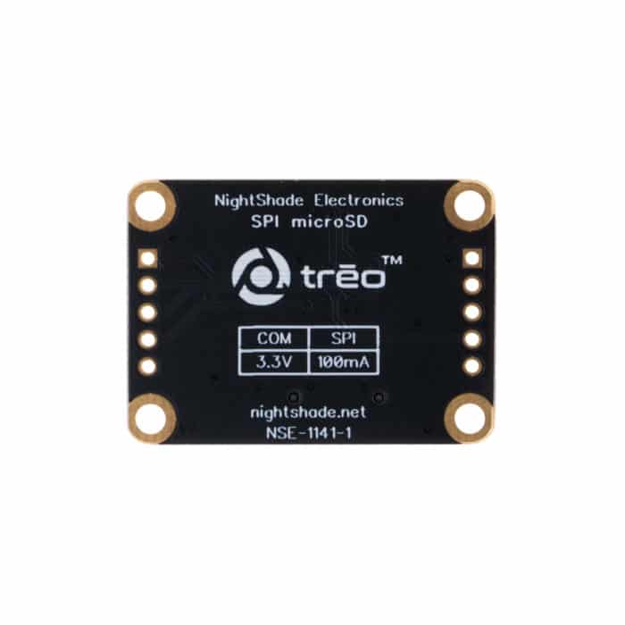 NightShade Electronics - Trēo™ microSD Card Interface - SPI