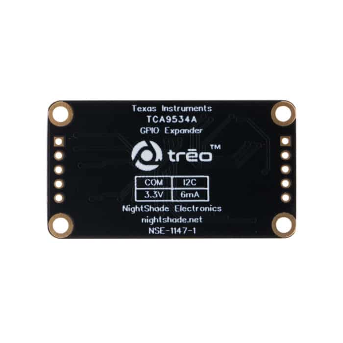 NightShade Electronics - Trēo™ GPIO Expander - TCA9534A