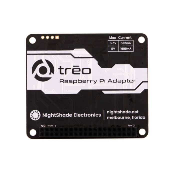 NightShade Electronics - Trēo™ Raspberry Pi HAT Adapter