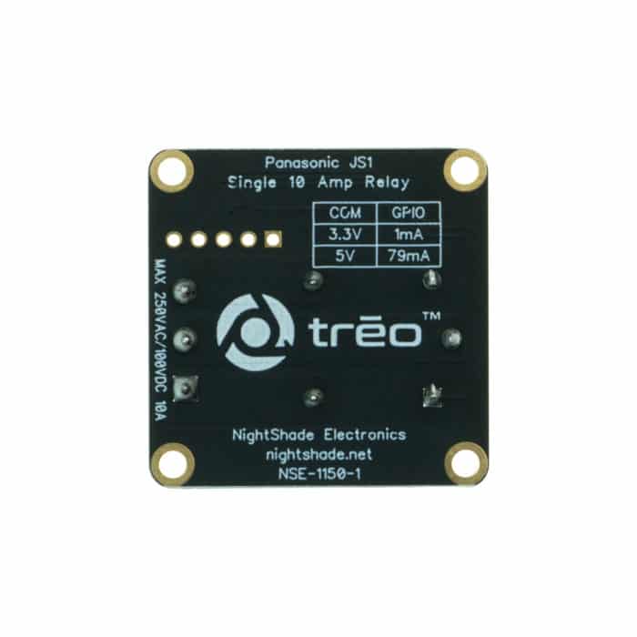 NightShade Electronics - Trēo™ 10A Relay - Single - JS1-5V-F